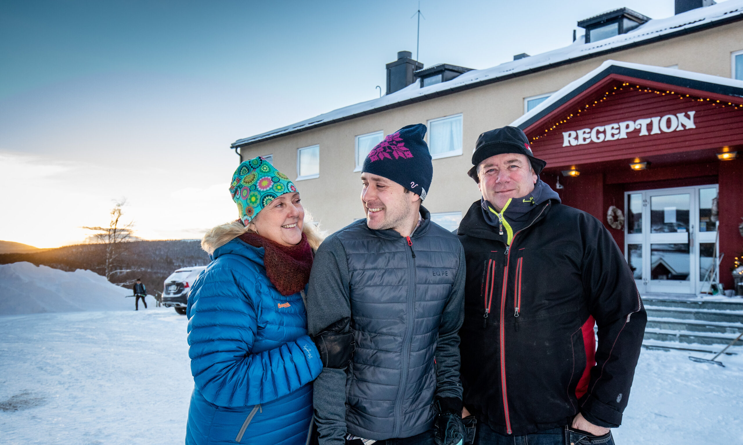 Familjen Myhr på Bruksvallsliden