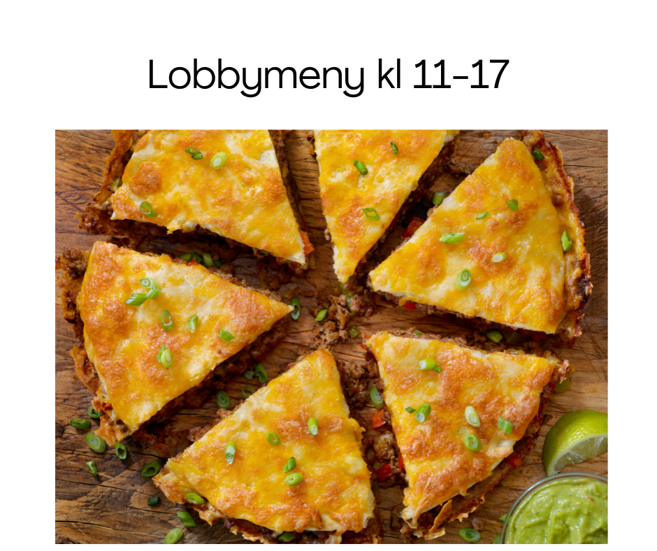 Lobbymeny kl 11-17